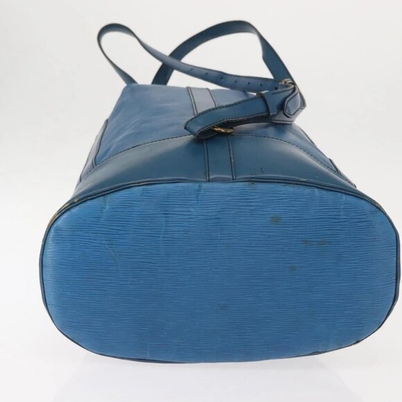 LOUIS VUITTON Epi Randonnee GM Shoulder Bag Blue M43085 LV Auth 148058 - Picture 7 of 16